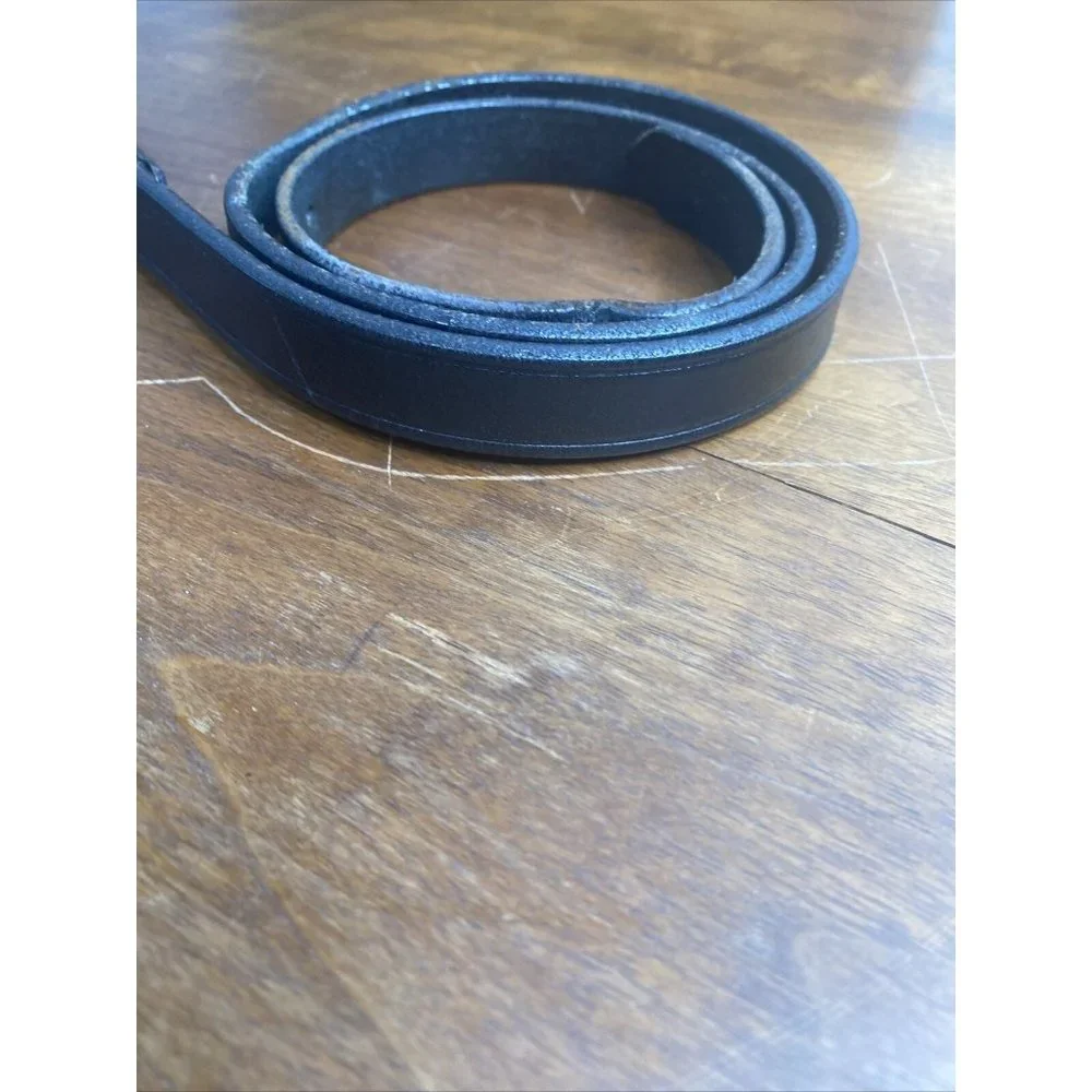Tory English Bridle Leather Belt Black Women’s Sz 28 Style 2134 Stitched 3/4